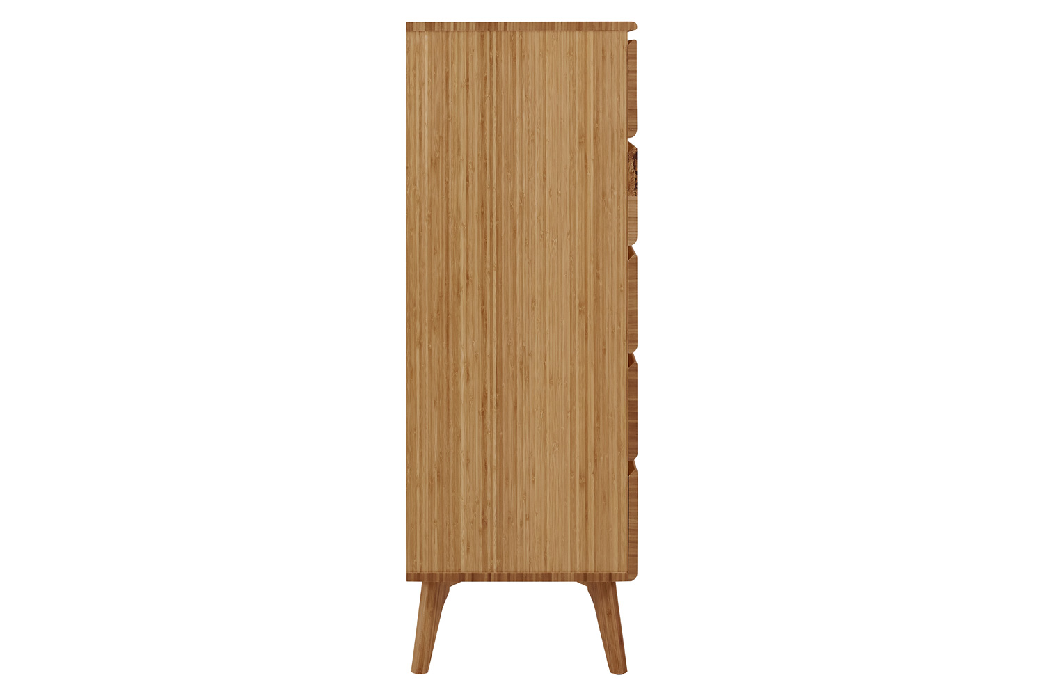 Greenington Azara Five Drawer High Chest - Caramelized, Bamboo