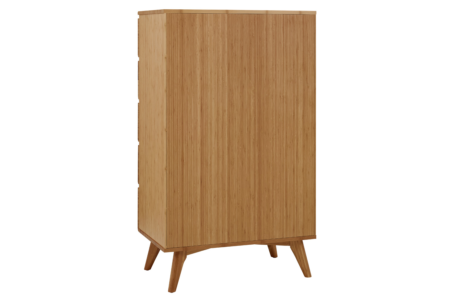 Greenington Azara Five Drawer High Chest - Caramelized, Bamboo