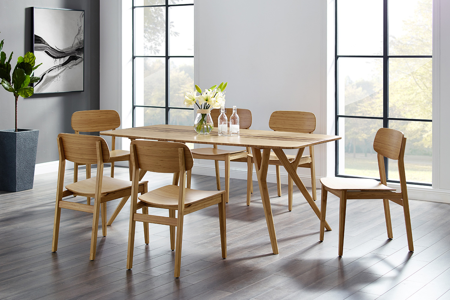 Greenington Azara Dining Table - Caramelized, Bamboo