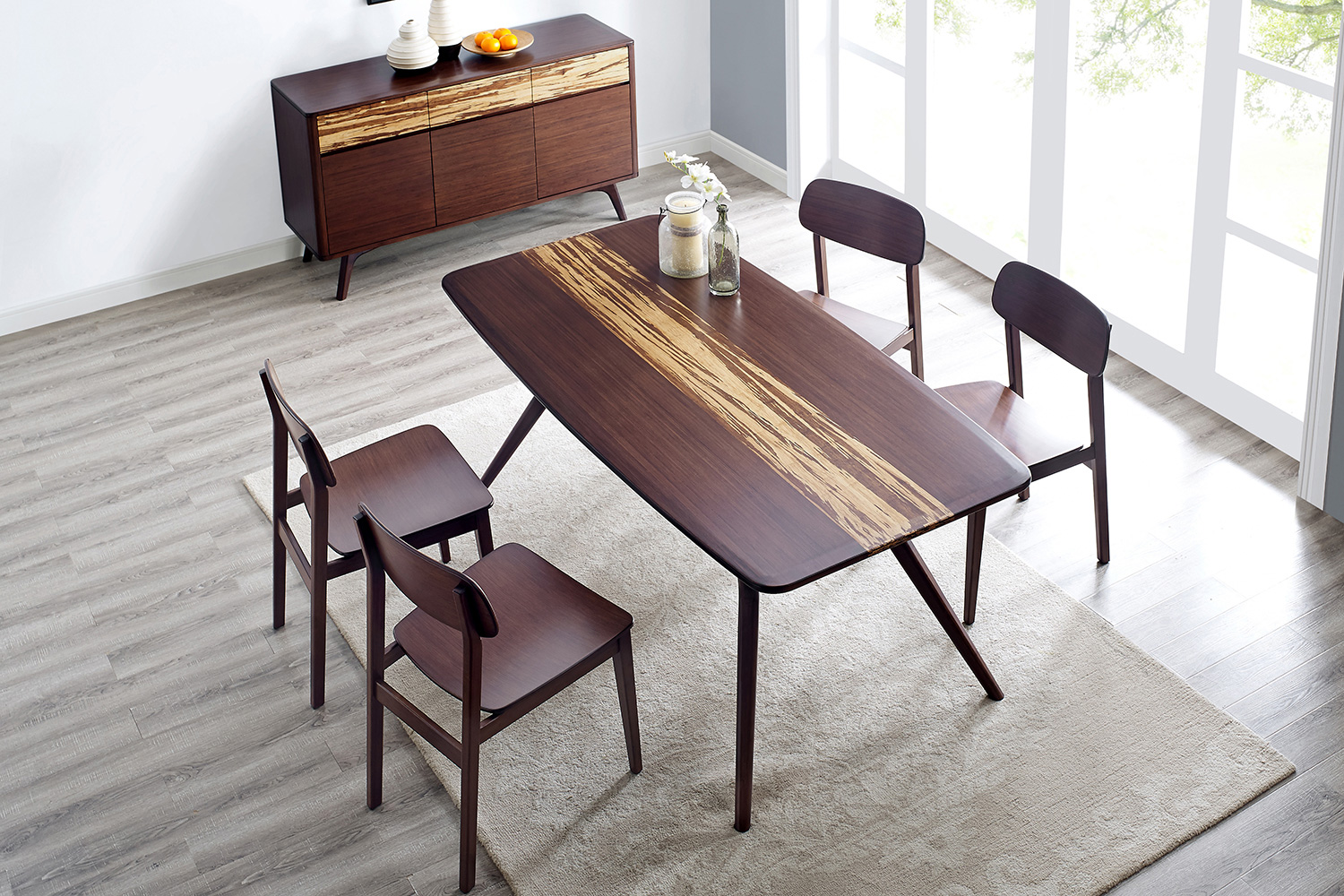 Greenington Azara Dining Table - Sable, Bamboo
