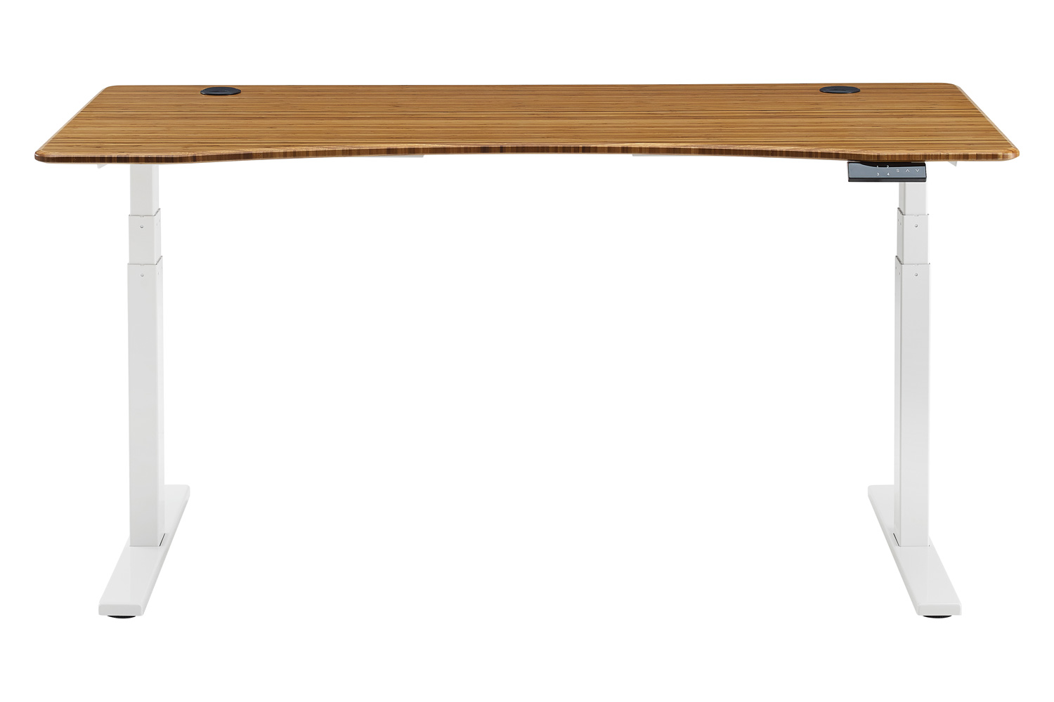 Greenington - Ascent Hi-Lo Desk in Amber, Solid Moso Bamboo