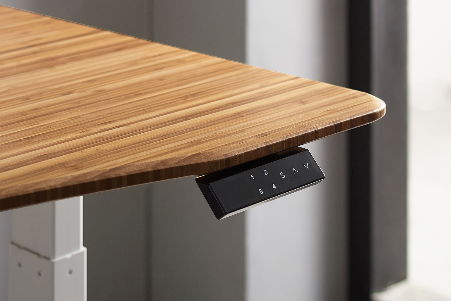 Greenington - Ascent Hi-Lo Desk in Amber, Solid Moso Bamboo