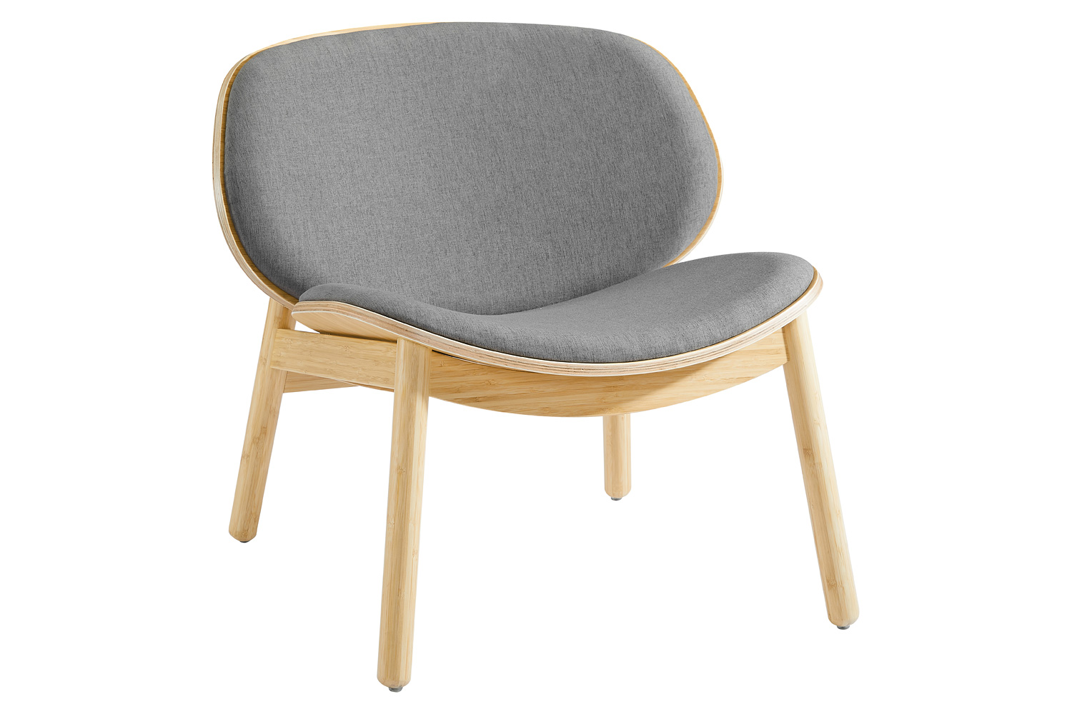Greenington Danica Lounge Chair - Wheat/Gray, Moso Bamboo