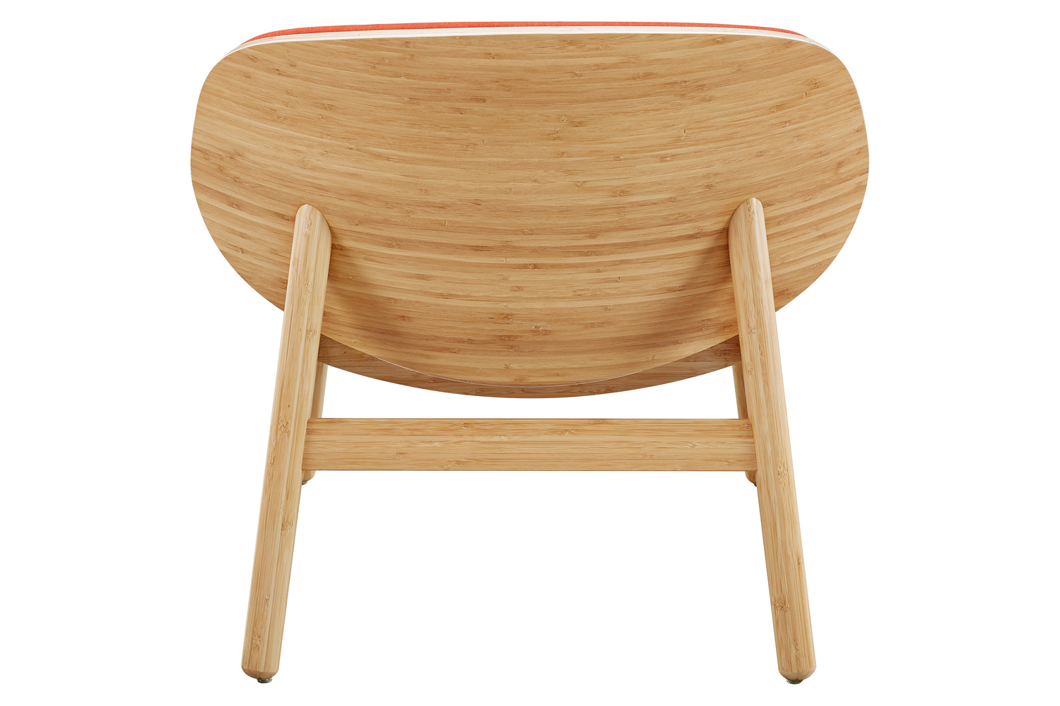 Greenington Danica Lounge Chair - Wheat/Red, Moso Bamboo