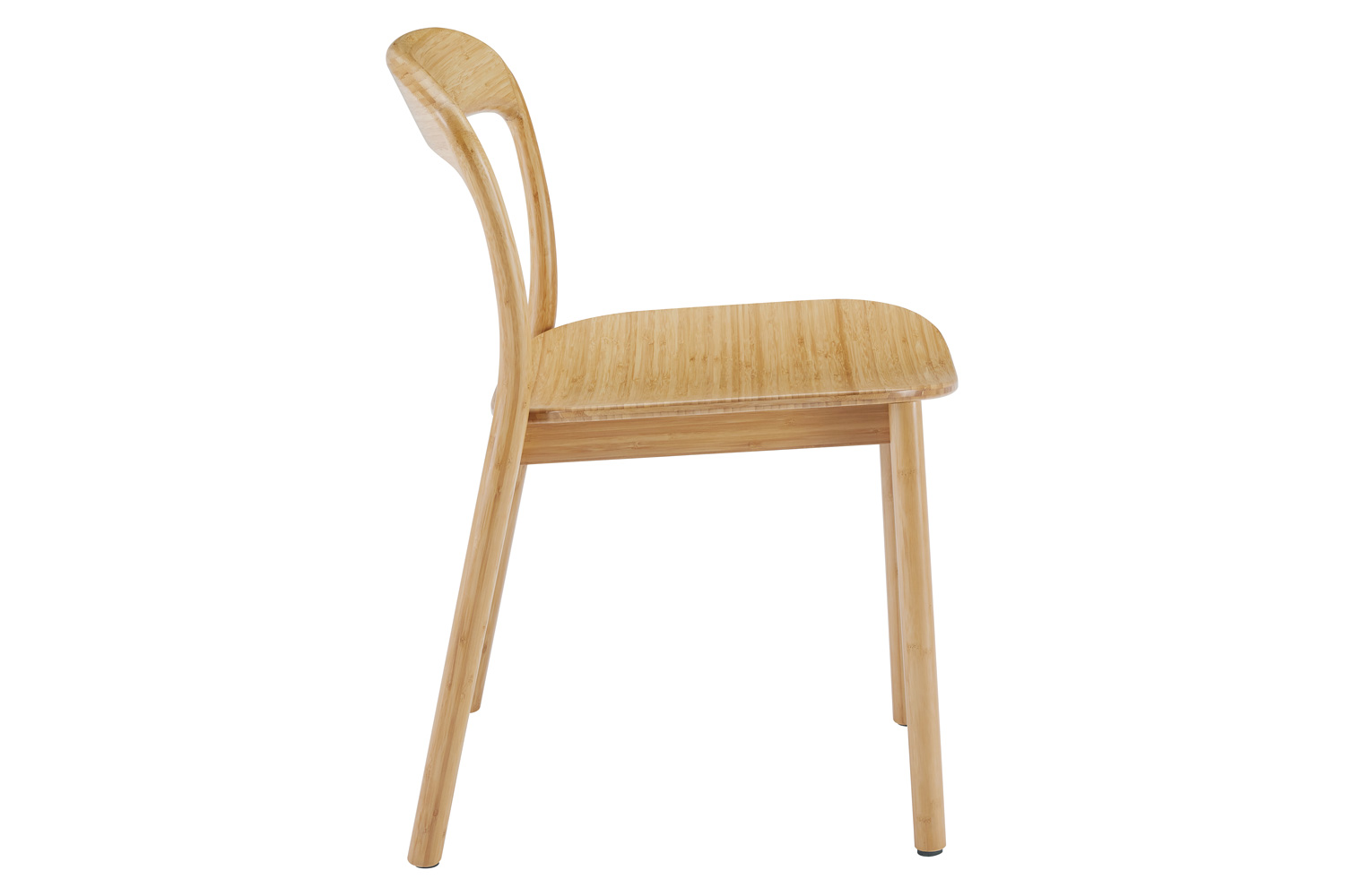 Greenington - Hanna Dining Chair Bamboo Seat Set of 2 in Wheat, Solid Moso Bamboo
