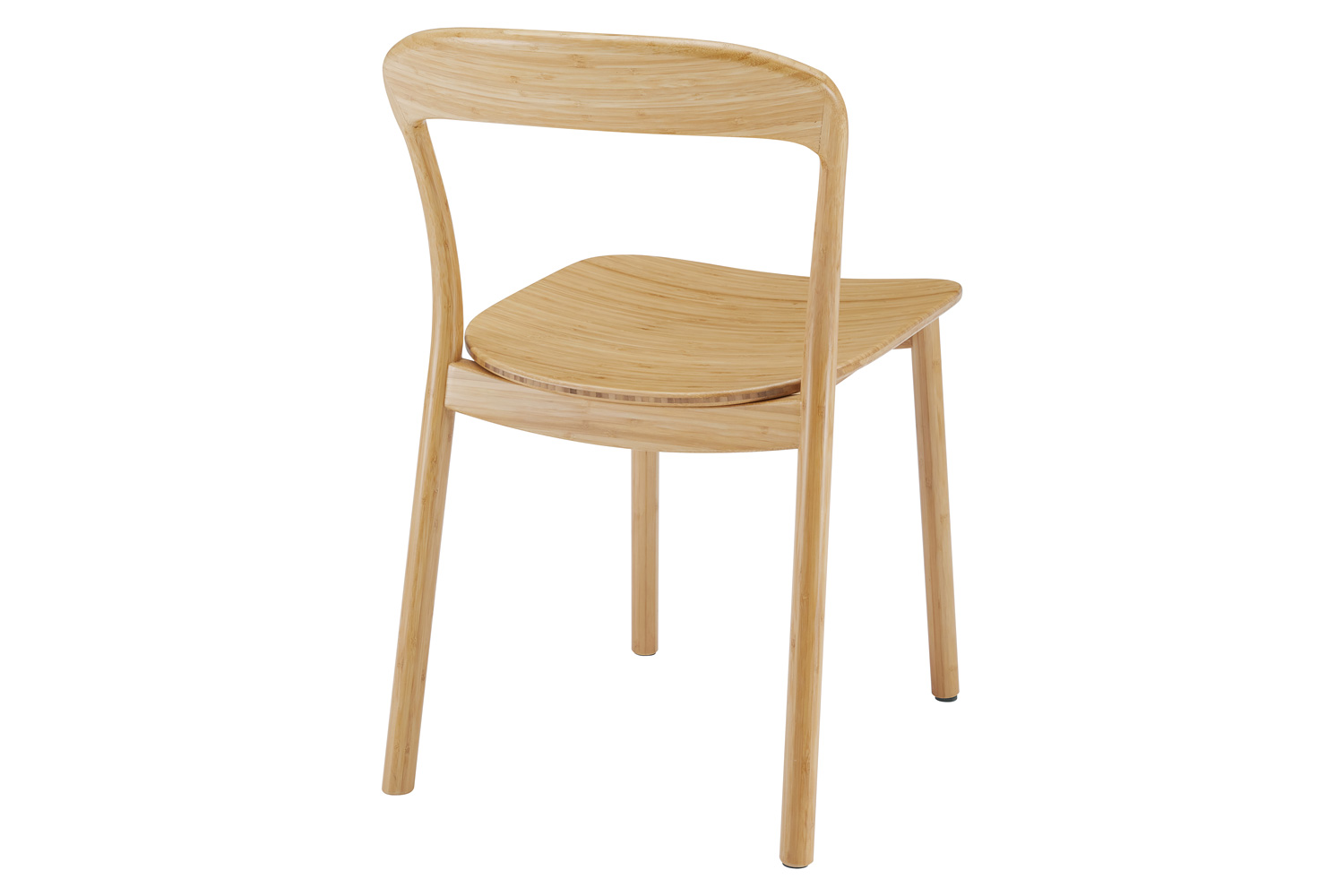 Greenington - Hanna Dining Chair Bamboo Seat Set of 2 in Wheat, Solid Moso Bamboo
