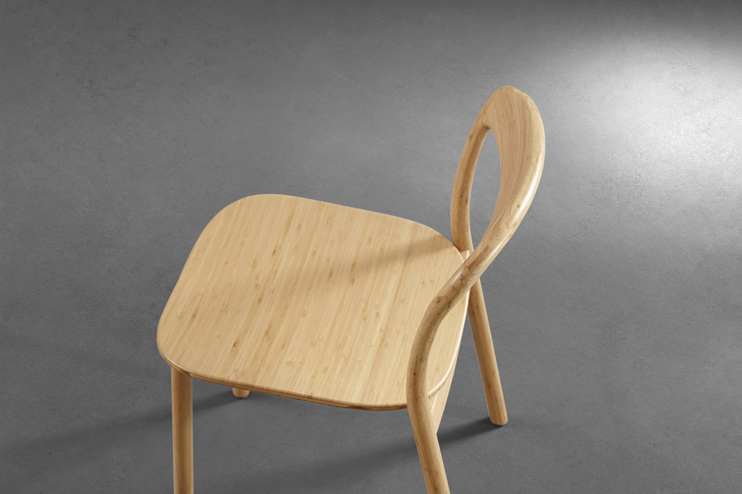Greenington - Hanna Dining Chair Bamboo Seat Set of 2 in Wheat, Solid Moso Bamboo