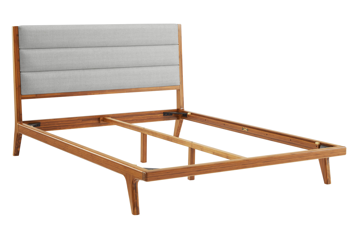 Greenington Mercury Upholstered Platform Bed - Amber, Queen Size