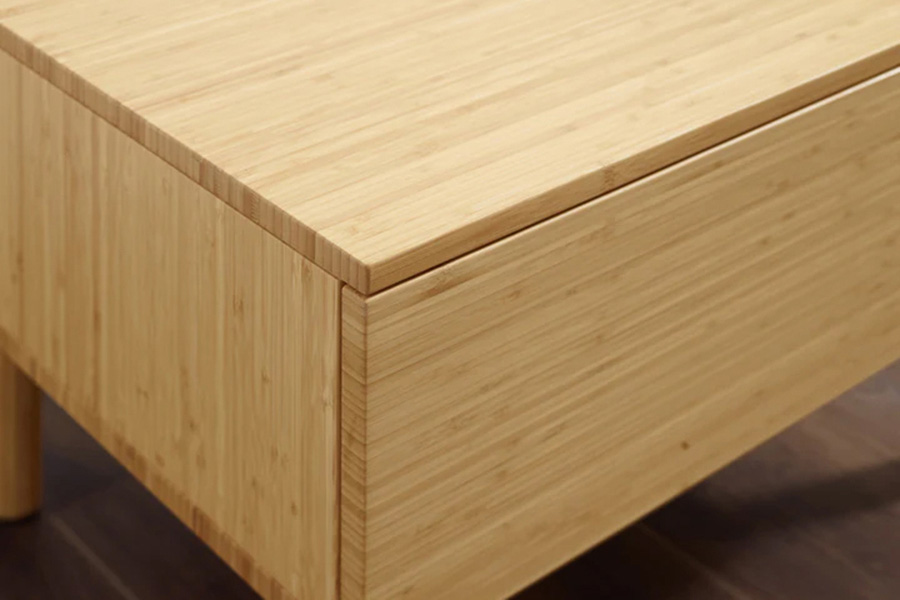 Greenington - Monterey 1 Drawer Nightstand in Wheat, Solid Moso Bamboo