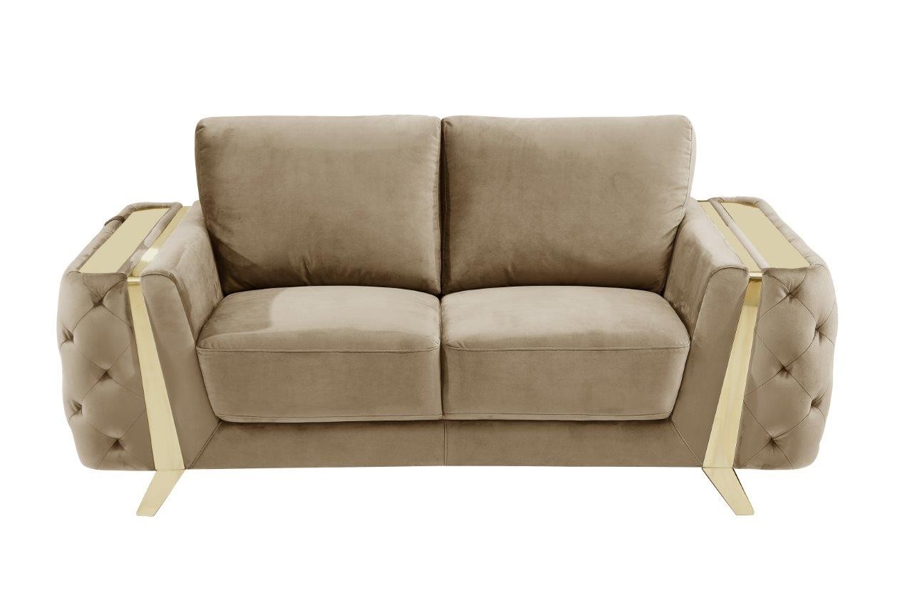 GUF 1051 Loveseat - Beige, Fabric