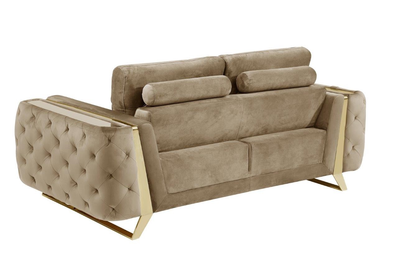 GUF 1051 Loveseat - Beige, Fabric