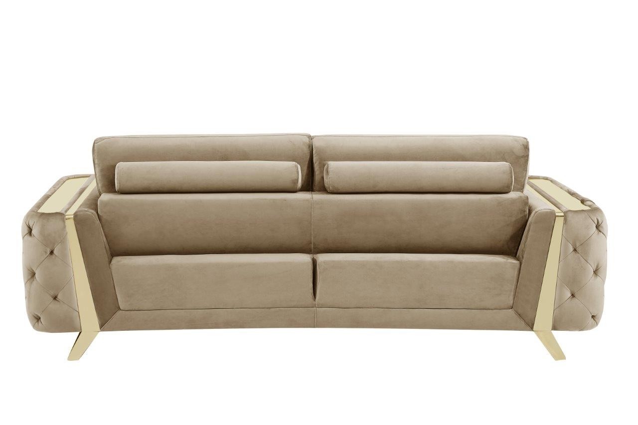 GUF 1051 Loveseat - Beige, Fabric