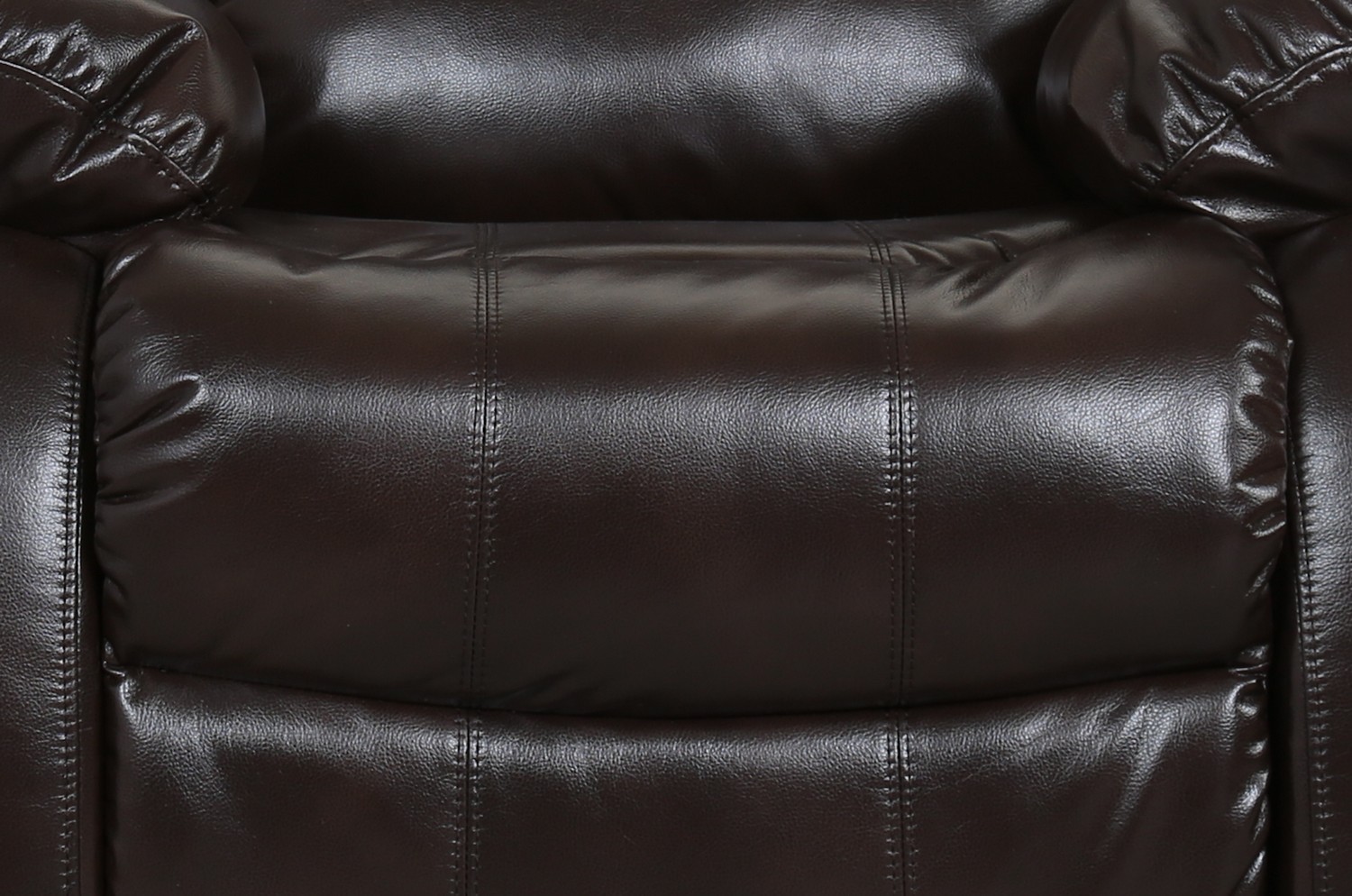 GUF - 9393 Armchair in Brown, Leather Air