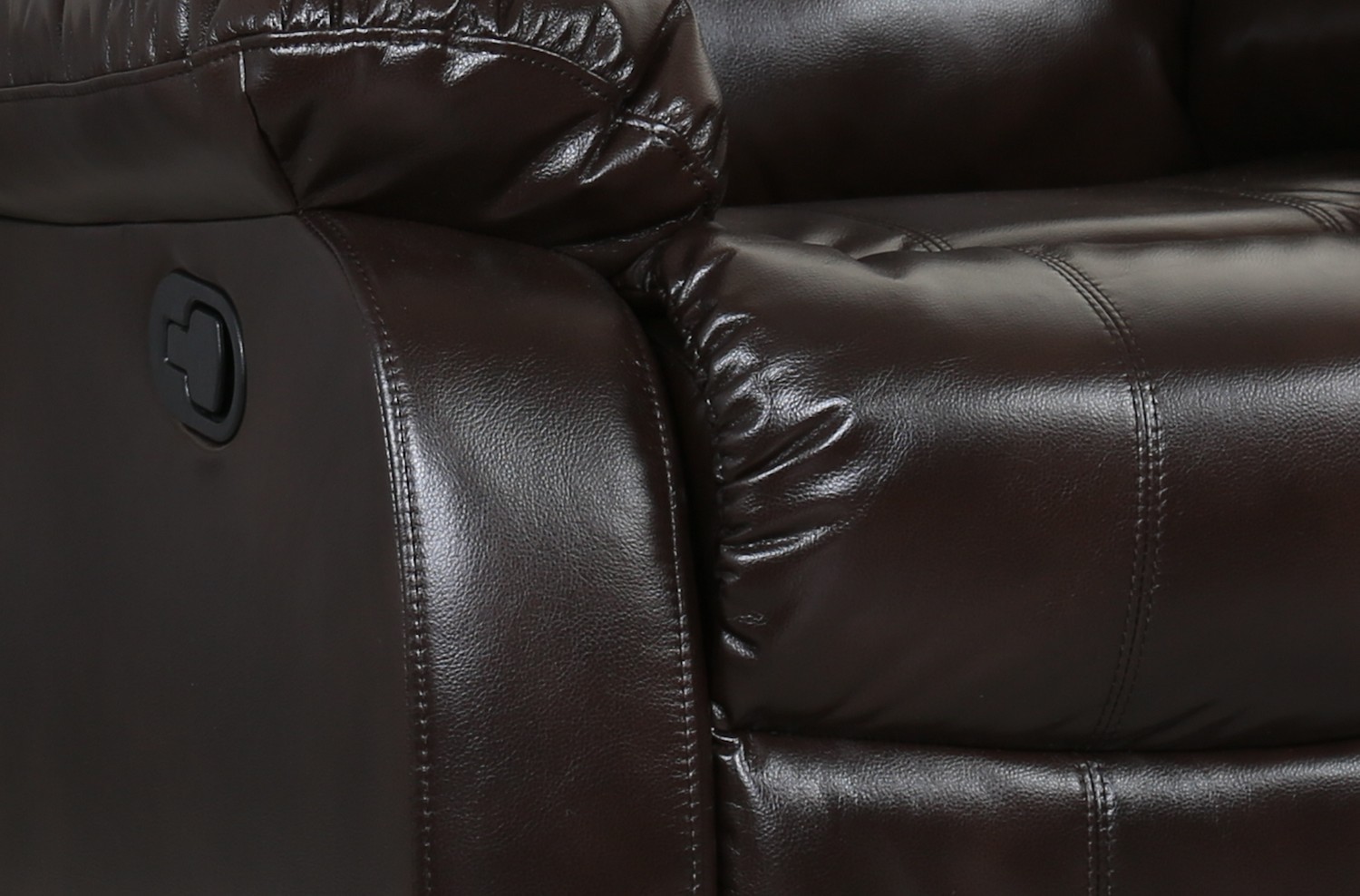GUF - 9393 Armchair in Brown, Leather Air
