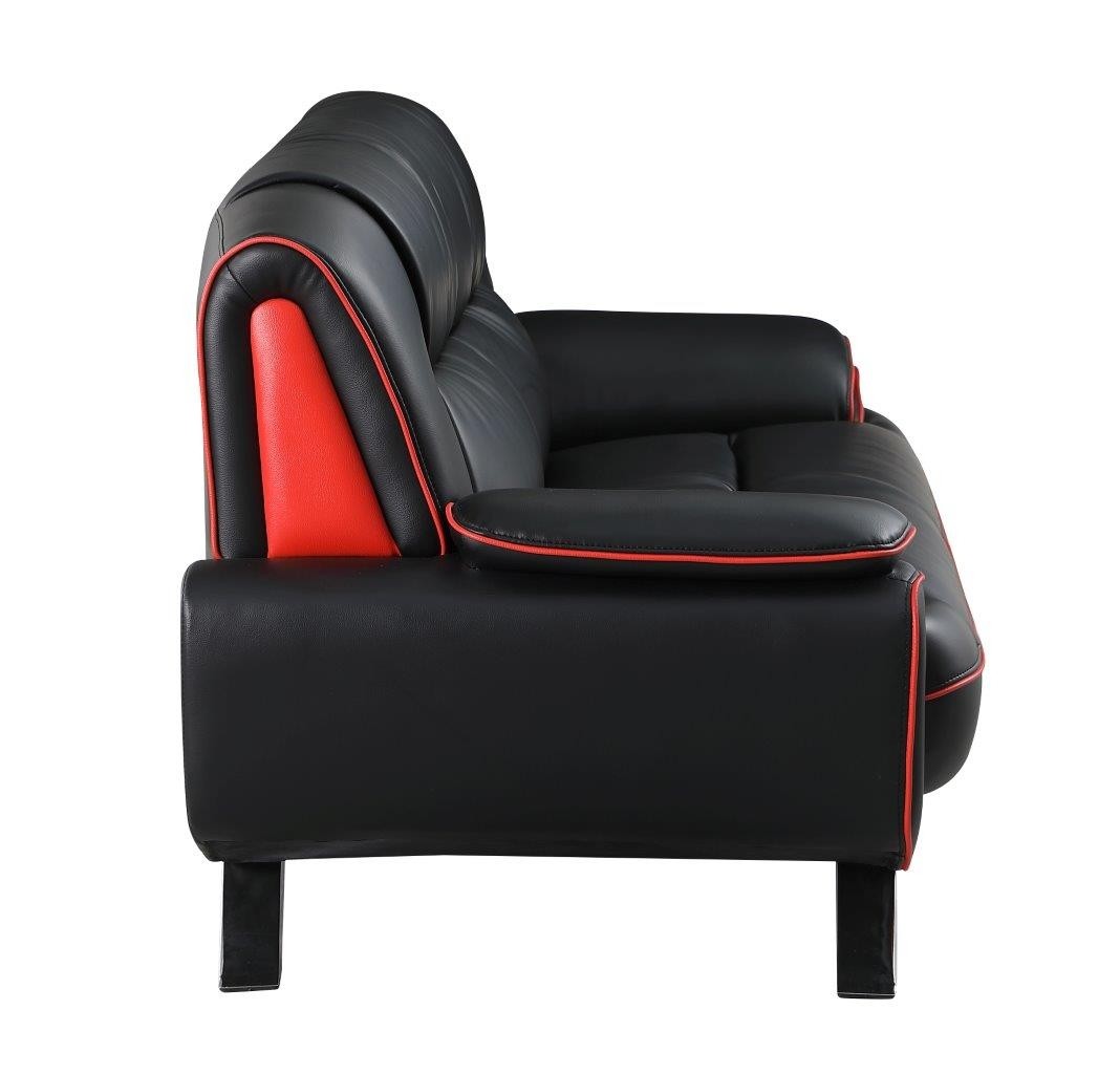 GUF 405 Armchair - Black, Leather Match