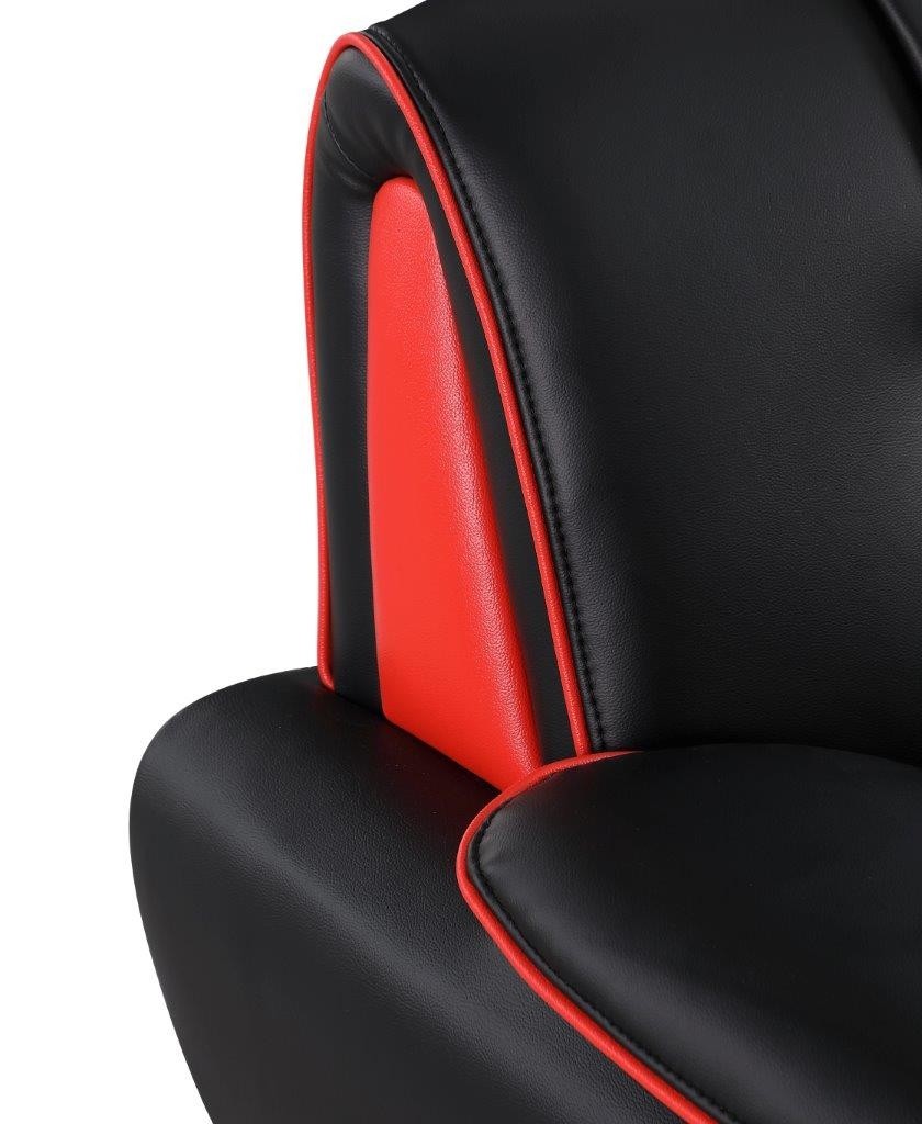 GUF 405 Armchair - Black, Leather Match