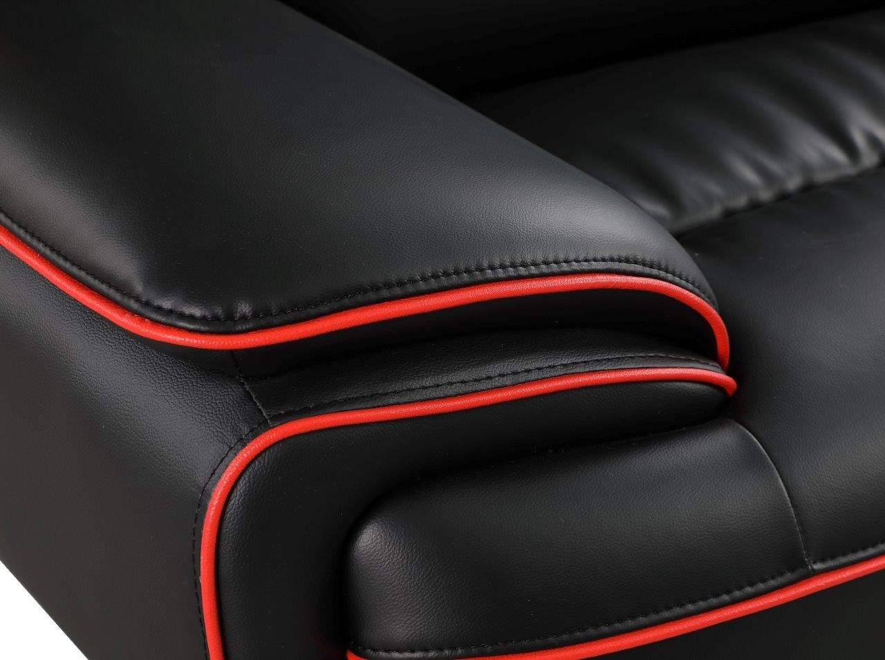 GUF 405 Armchair - Black, Leather Match