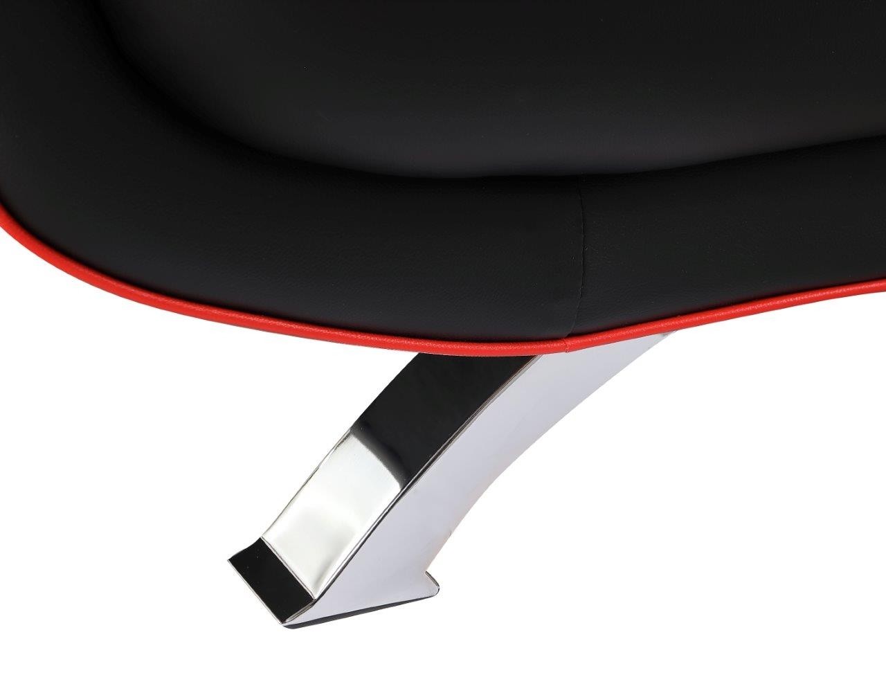 GUF 405 Armchair - Black, Leather Match