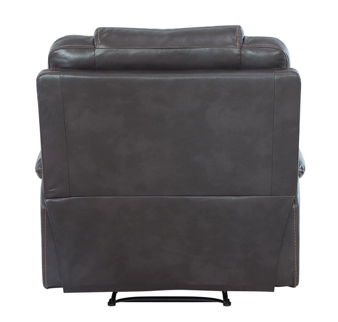 GUF 5108 Sofa Set with Console Loveseat - Brown, Leather Air/Match