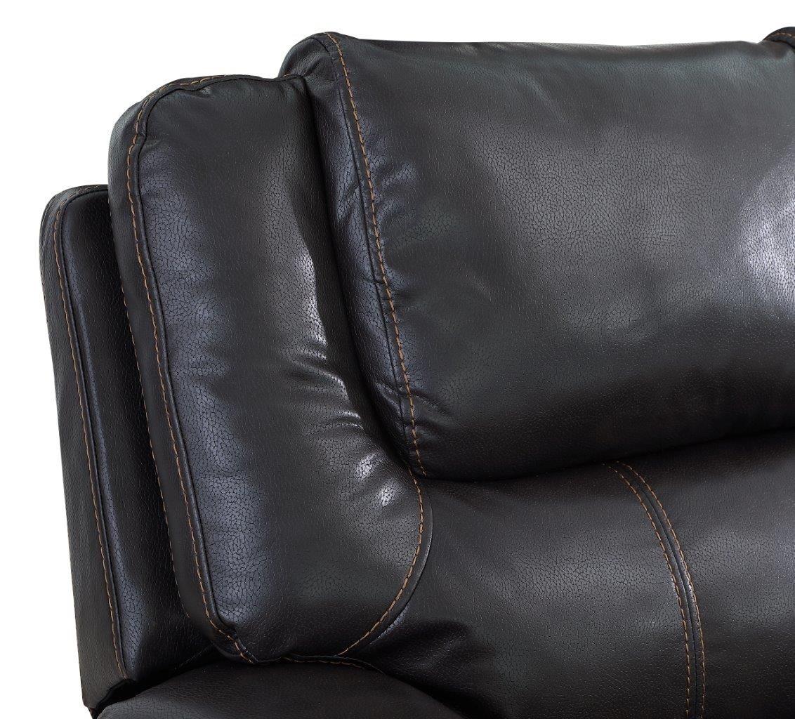 GUF 5108 Loveseat - Brown, Leather Air/Match