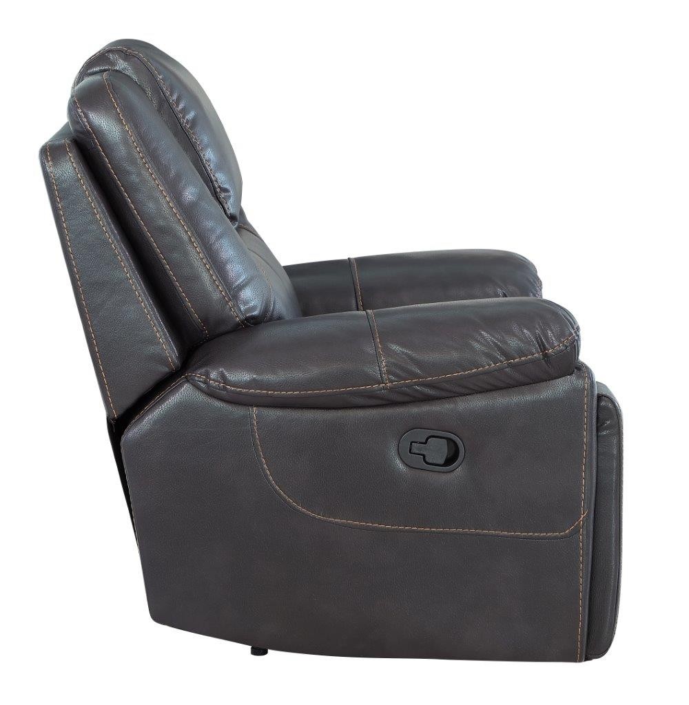 GUF 5108 Loveseat - Brown, Leather Air/Match