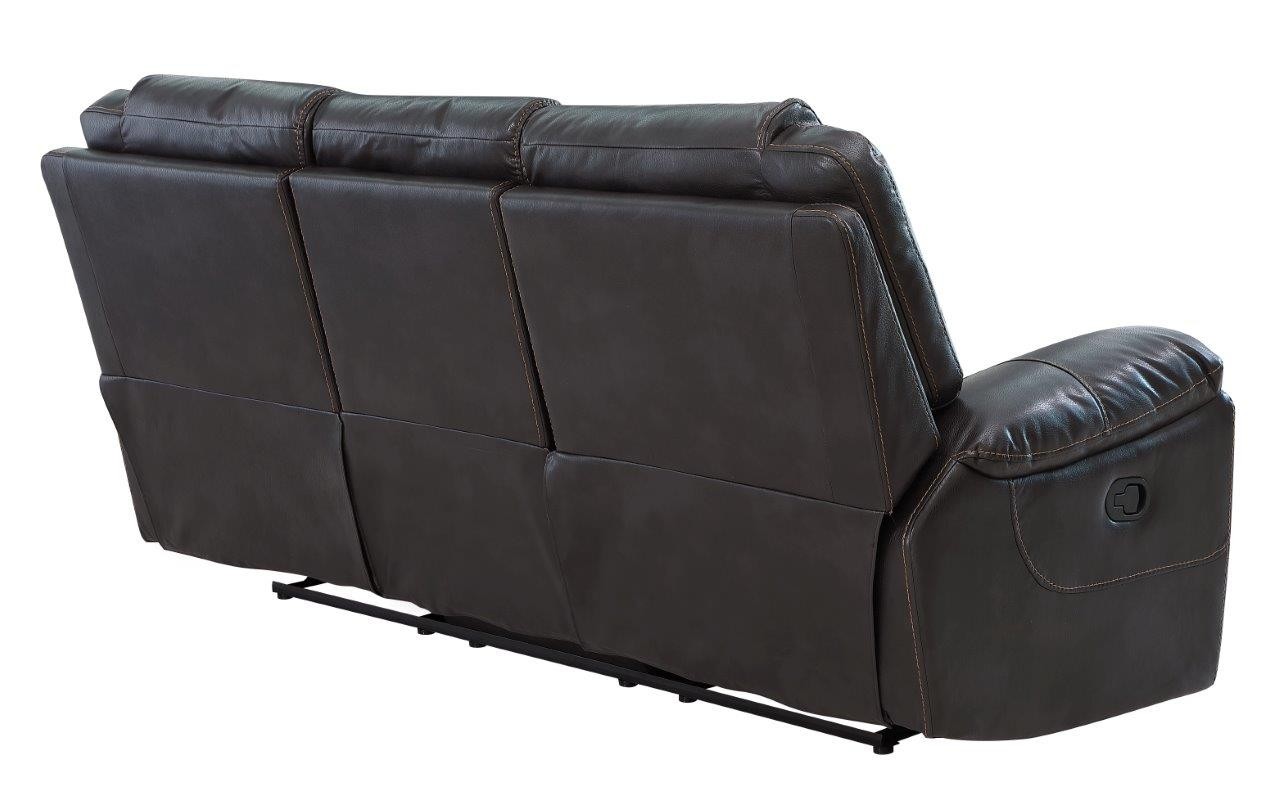 GUF 5108 Sofa and Console Loveseat - Brown, Leather Air/Match