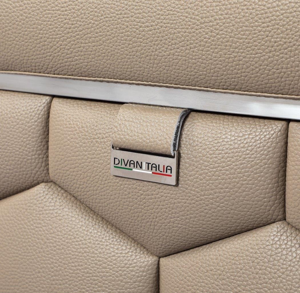 GUF 692 Sofa - Beige, Genuine Italian Leather