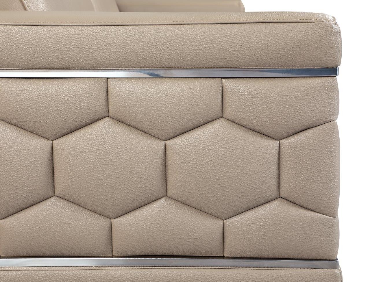 GUF 692 Sofa - Beige, Genuine Italian Leather