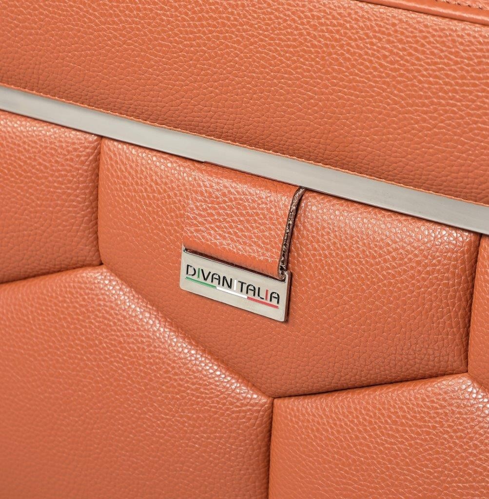 GUF 692 Sofa - Camel, Genuine Italian Leather