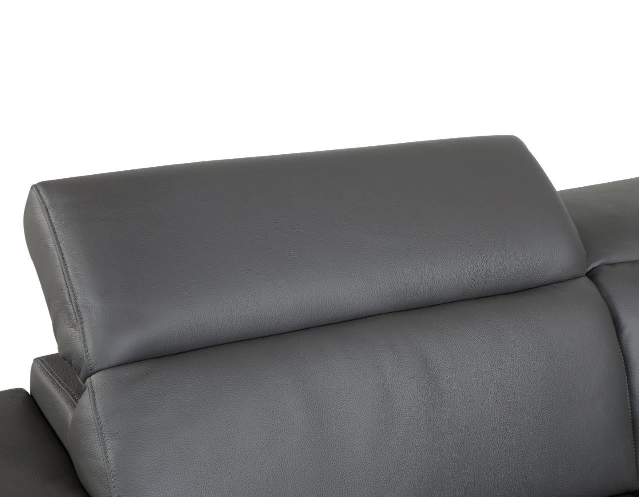 GUF 692 Sofa - Dark Gray, Genuine Italian Leather