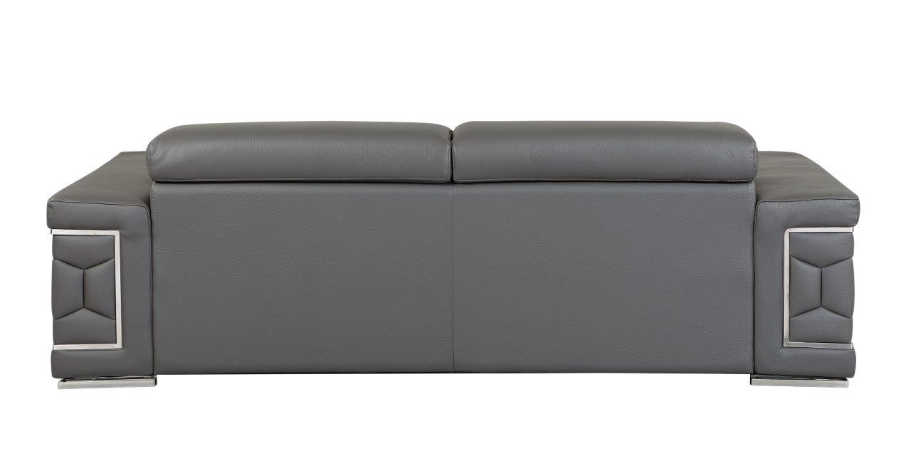 GUF 692 Sofa - Dark Gray, Genuine Italian Leather
