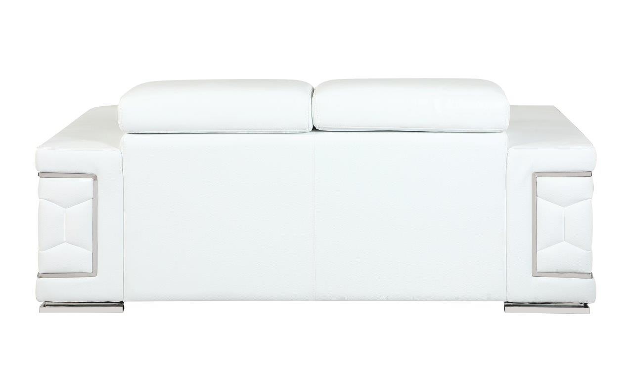 GUF 692 Sofa Set - White, Genuine Italian Leather