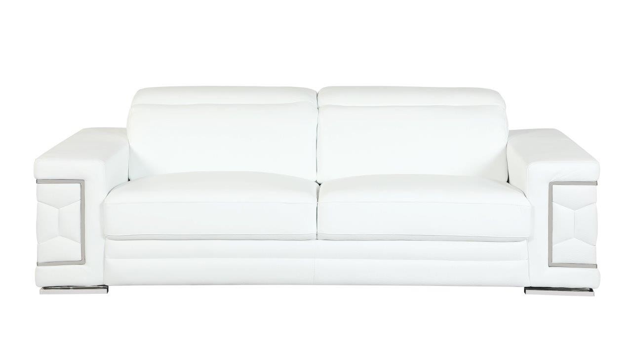 GUF 692 Sofa - White, Genuine Italian Leather