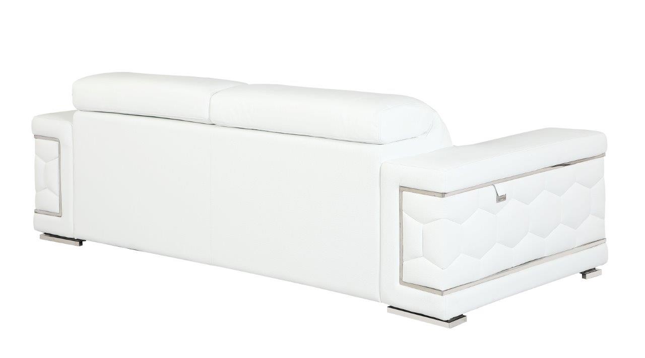 GUF 692 Sofa - White, Genuine Italian Leather