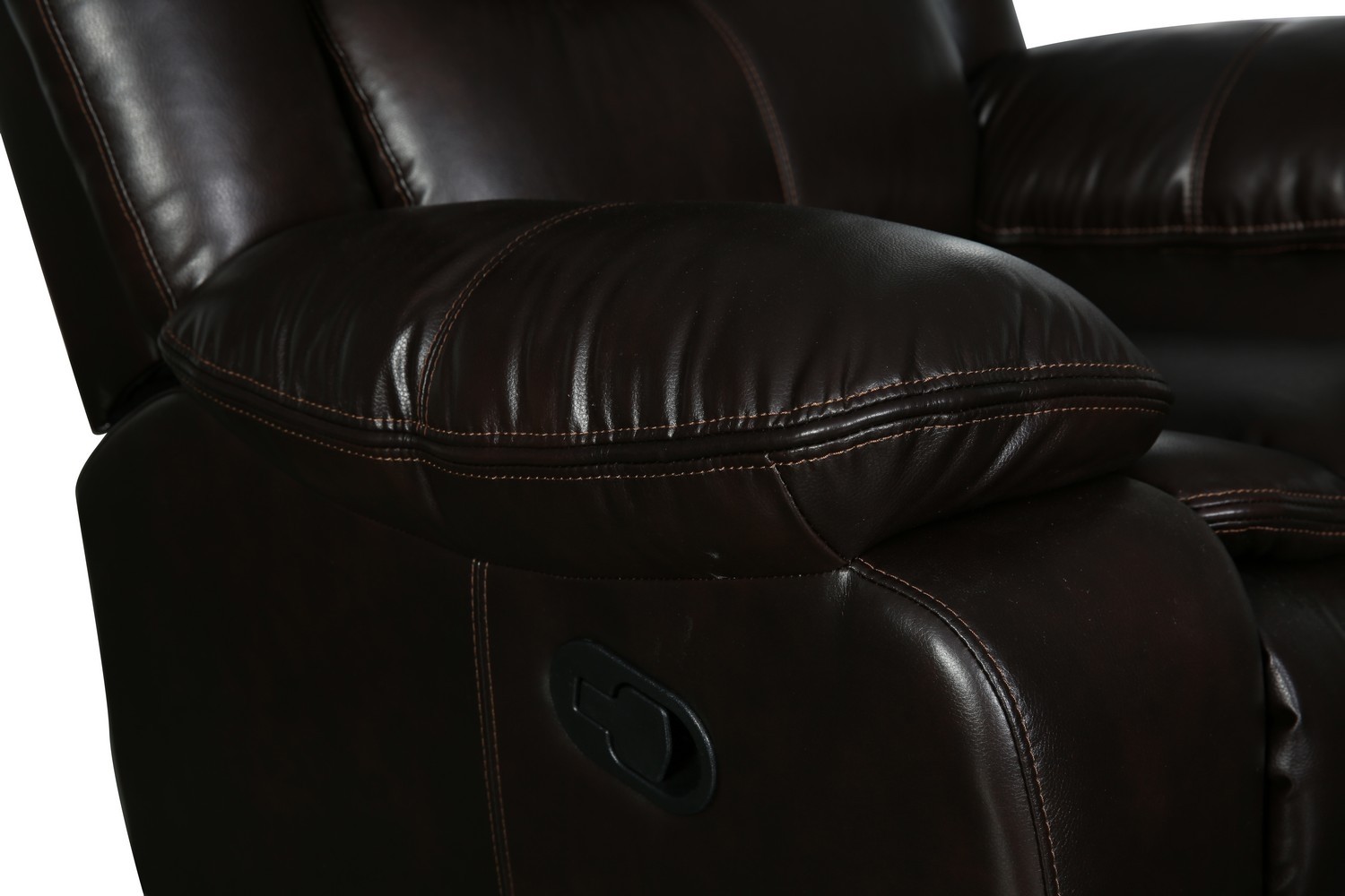 GUF 6967 Armchair - Brown, Leather Air