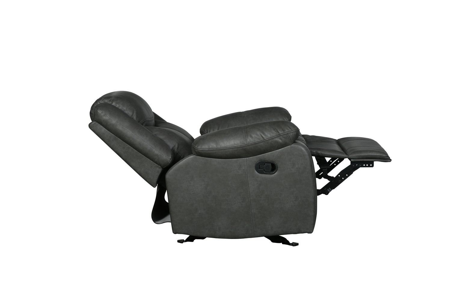 GUF 6967 Sofa Set - Gray, Leather Air