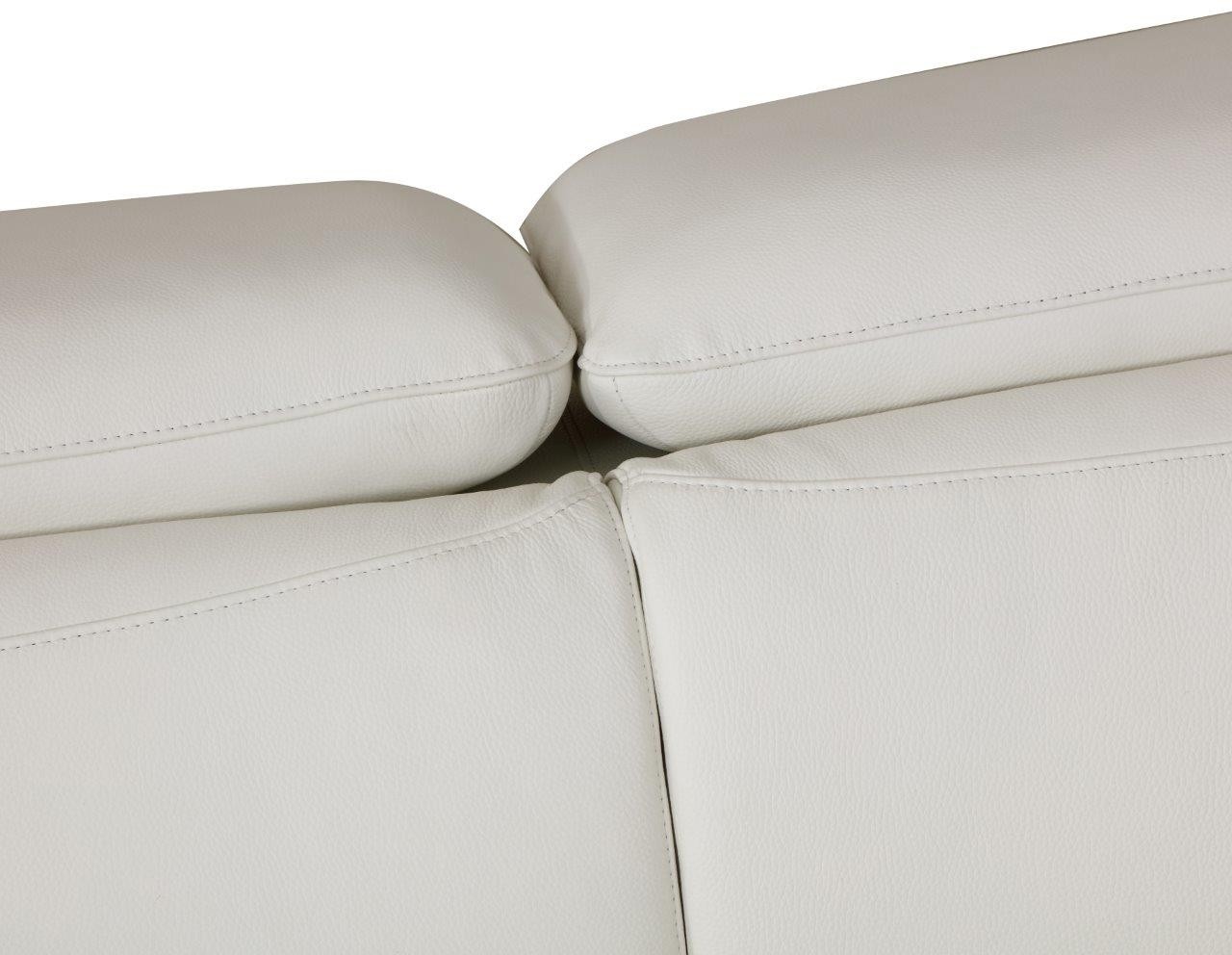 GUF 727 Sofa with Loveseat - White, Genuine Italian Leather