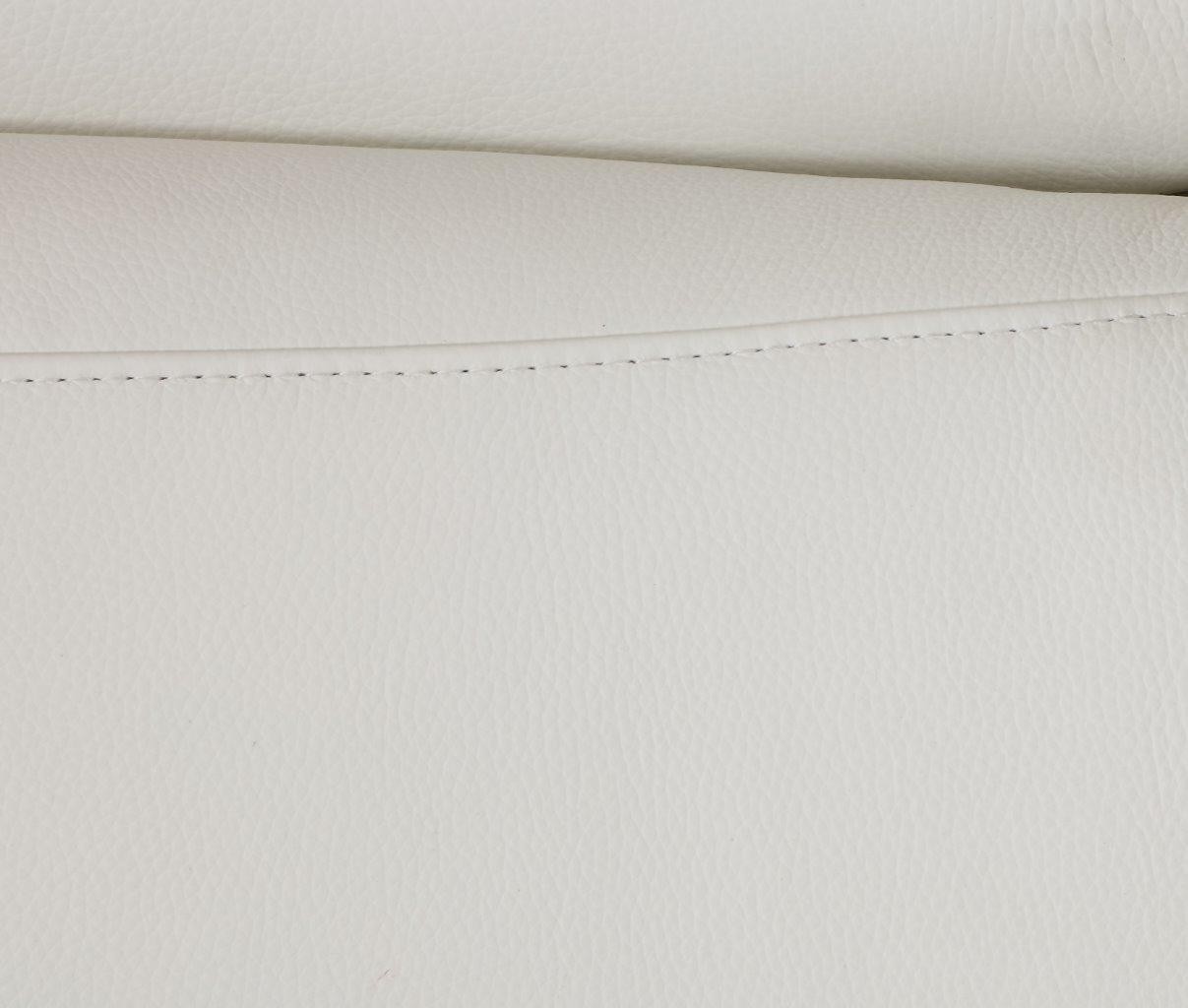 GUF 727 Sofa with Loveseat - White, Genuine Italian Leather