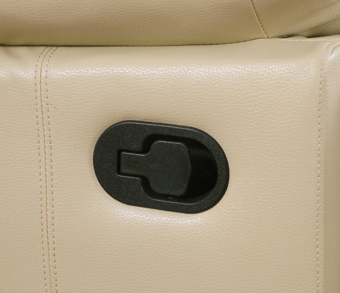 GUF 9345 Loveseat - Beige, Leather Air/Match