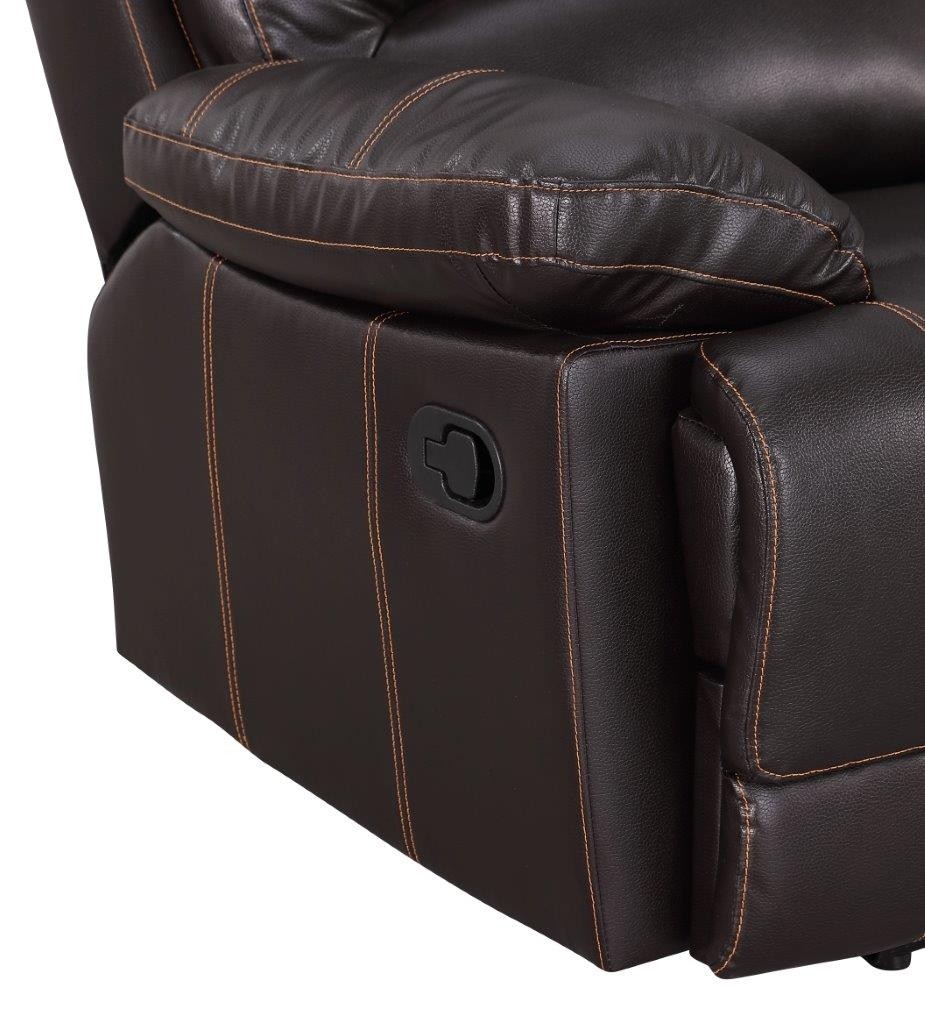 GUF 9345 Sofa Set - Brown, Leather Air/Match