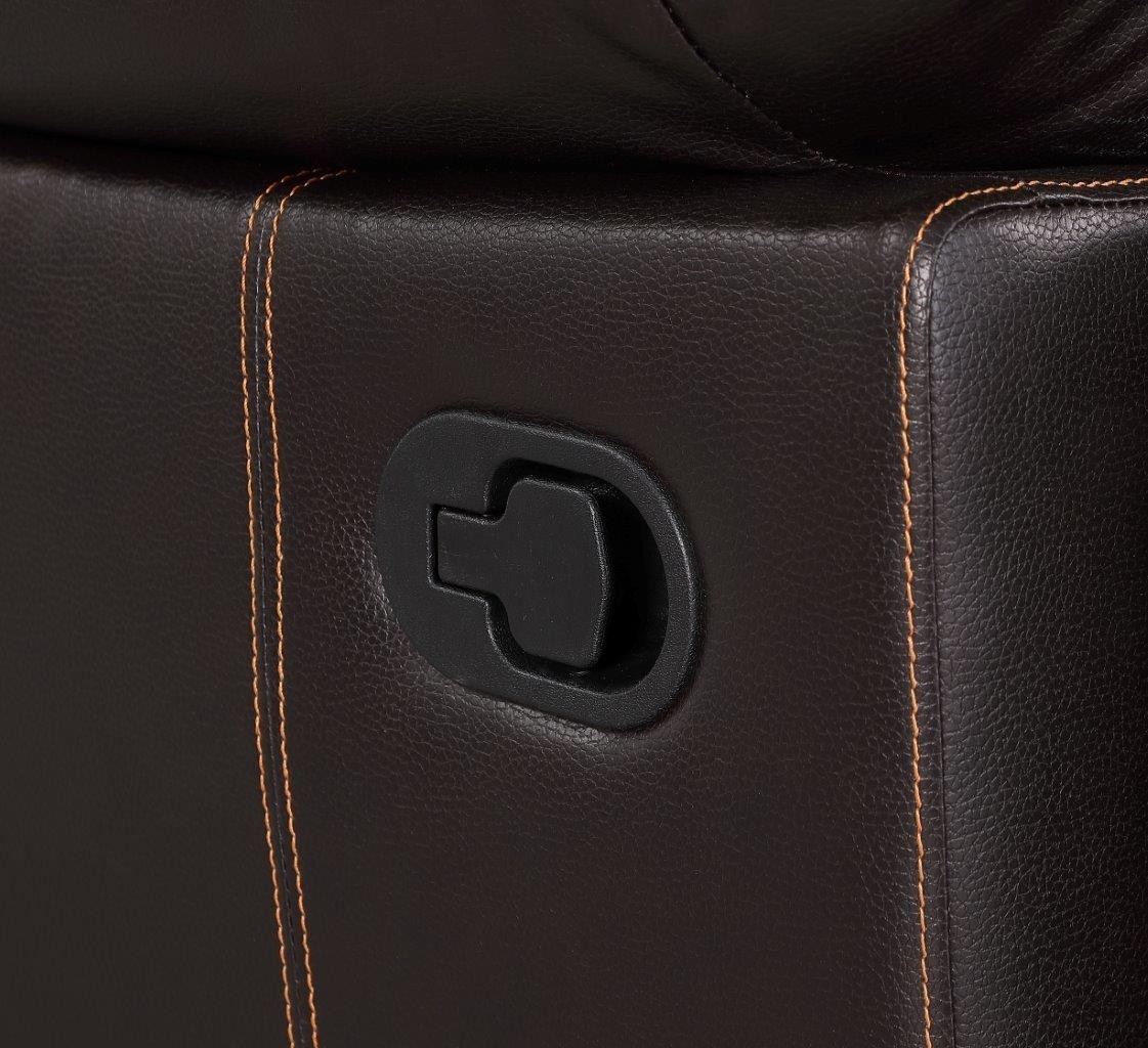 GUF 9345 Sofa Set - Brown, Leather Air/Match