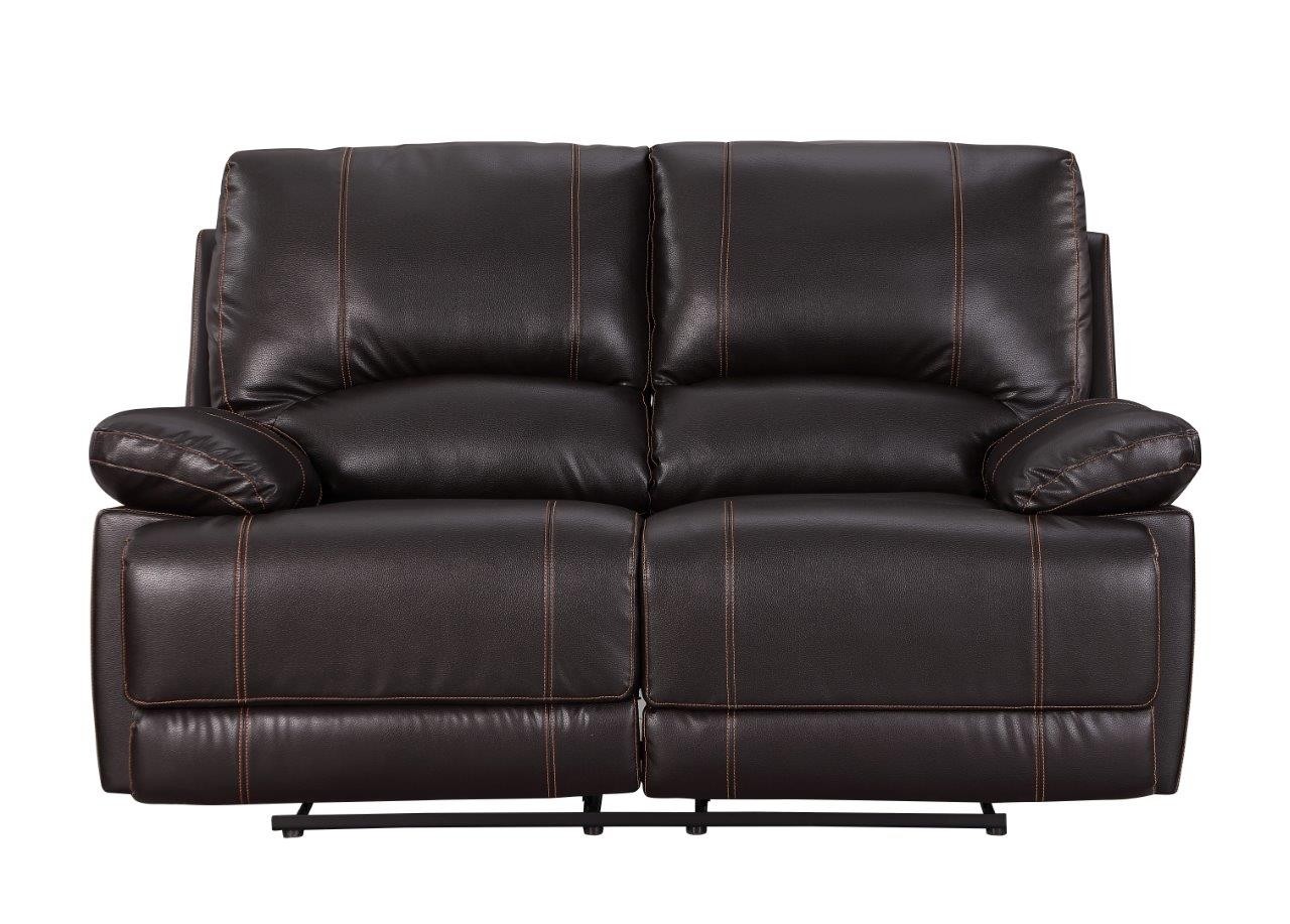 GUF 9345 Loveseat - Brown, Leather Air/Match