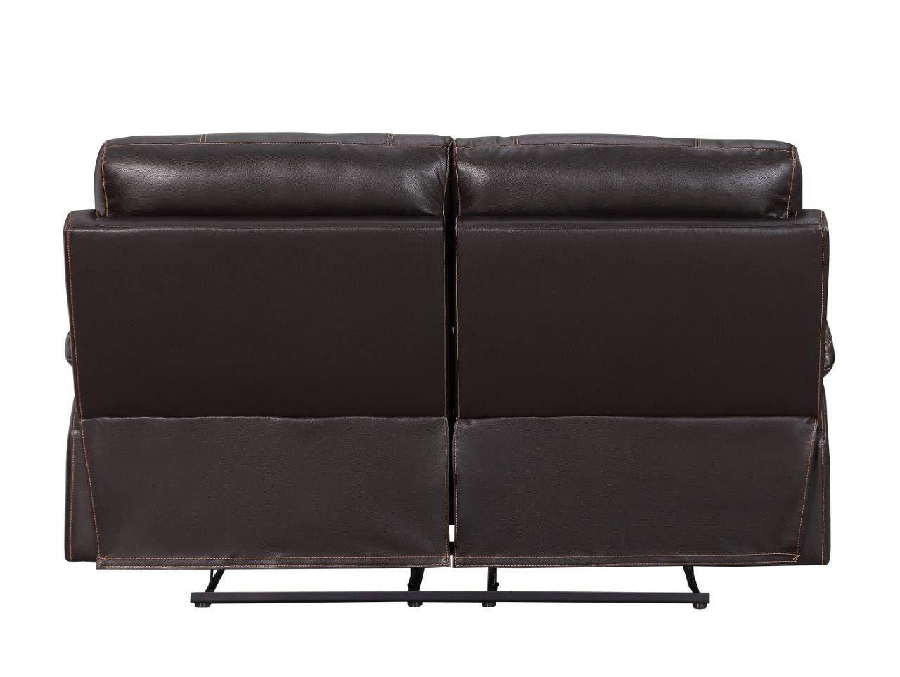 GUF 9345 Loveseat - Brown, Leather Air/Match