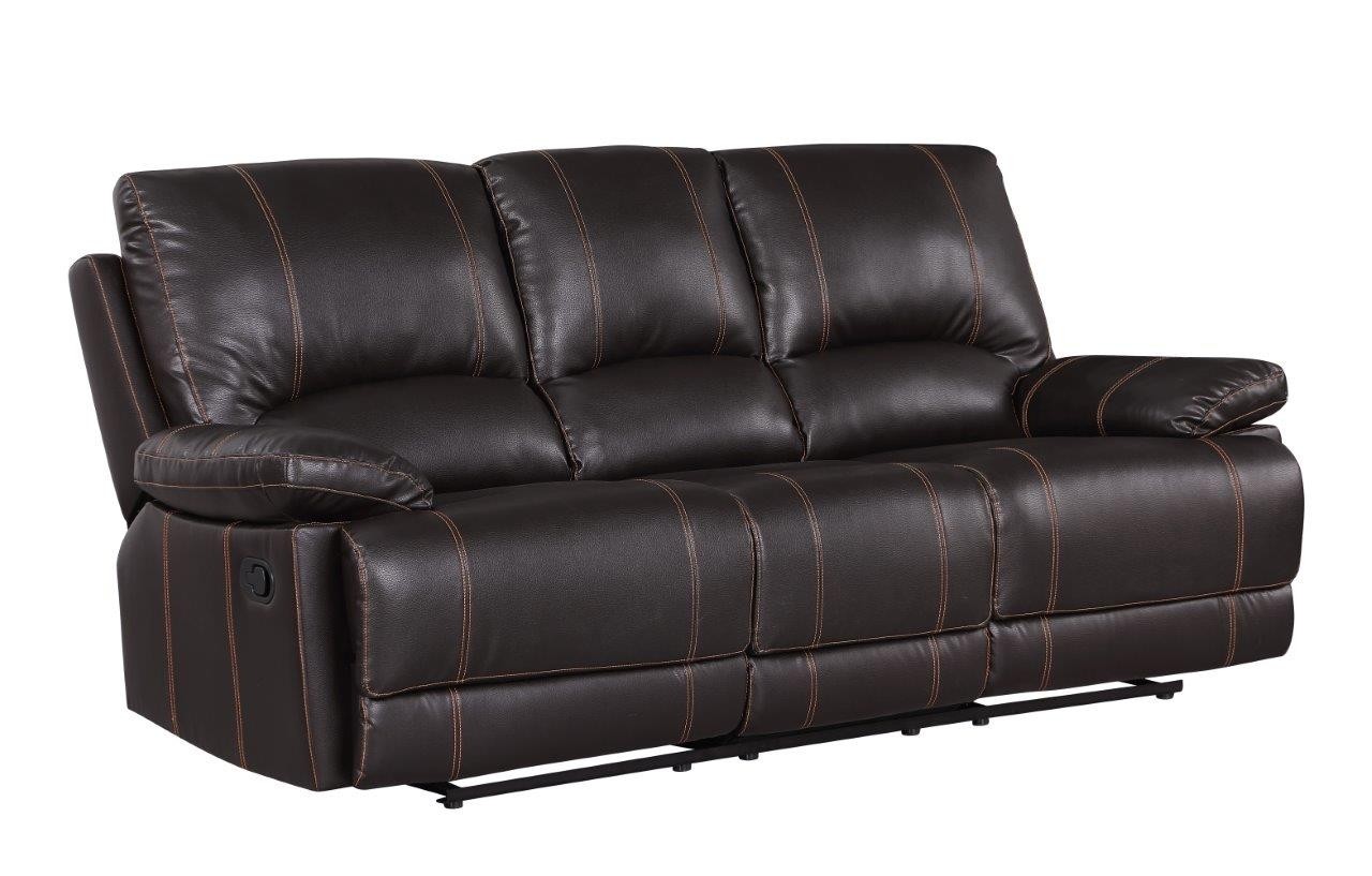 GUF 9345 Sofa Set - Brown, Leather Air/Match