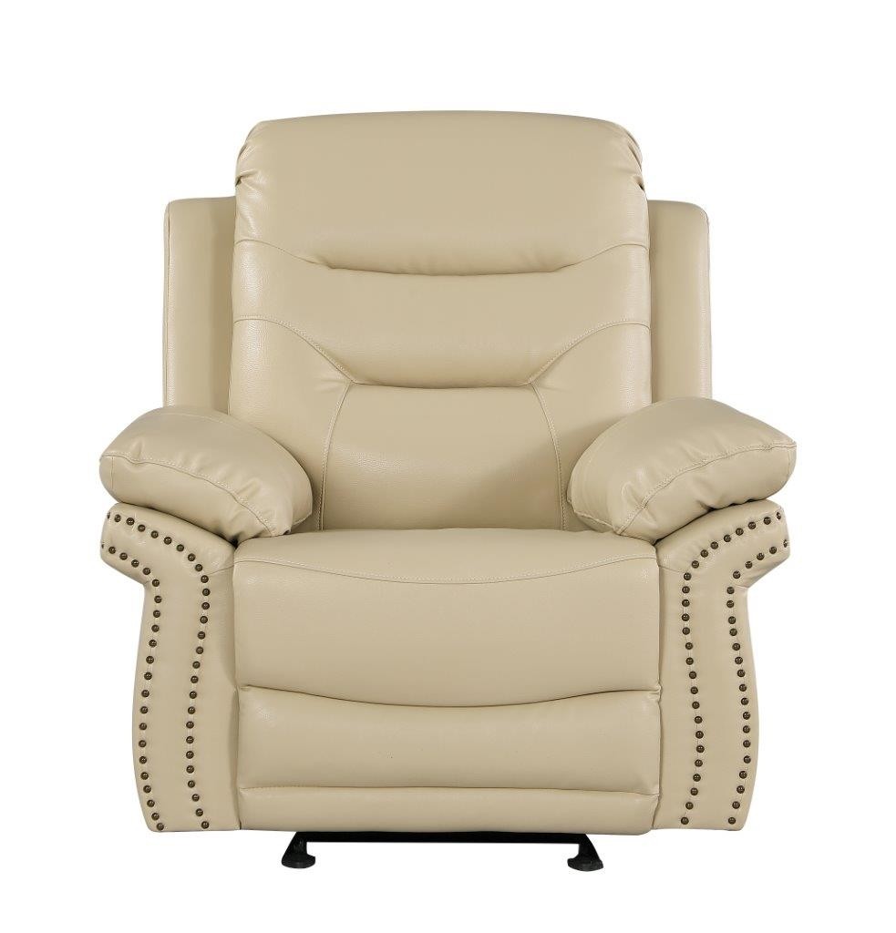 GUF 9392 Armchair - Beige, Leather Air/Match