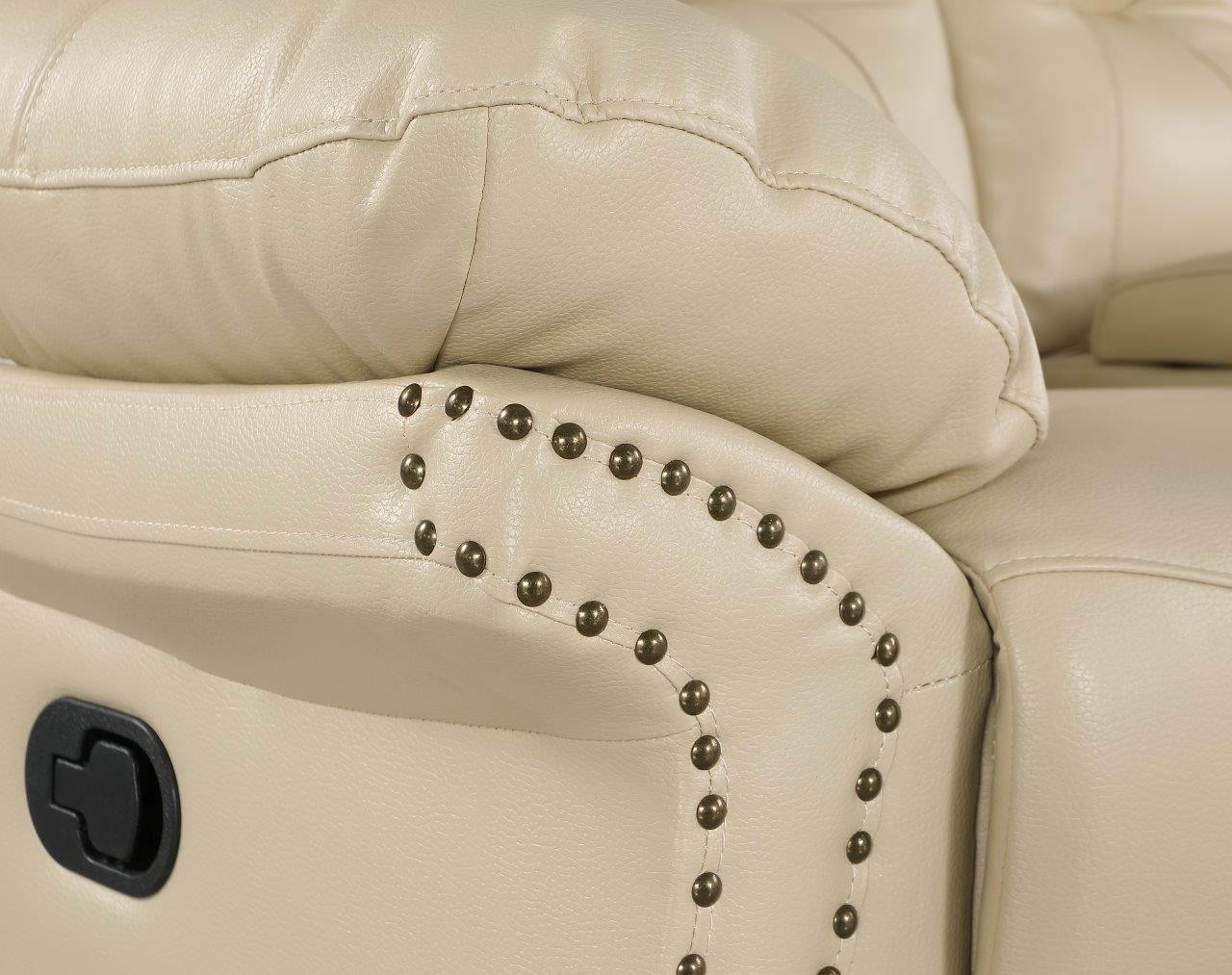 GUF 9392 Armchair - Beige, Leather Air/Match