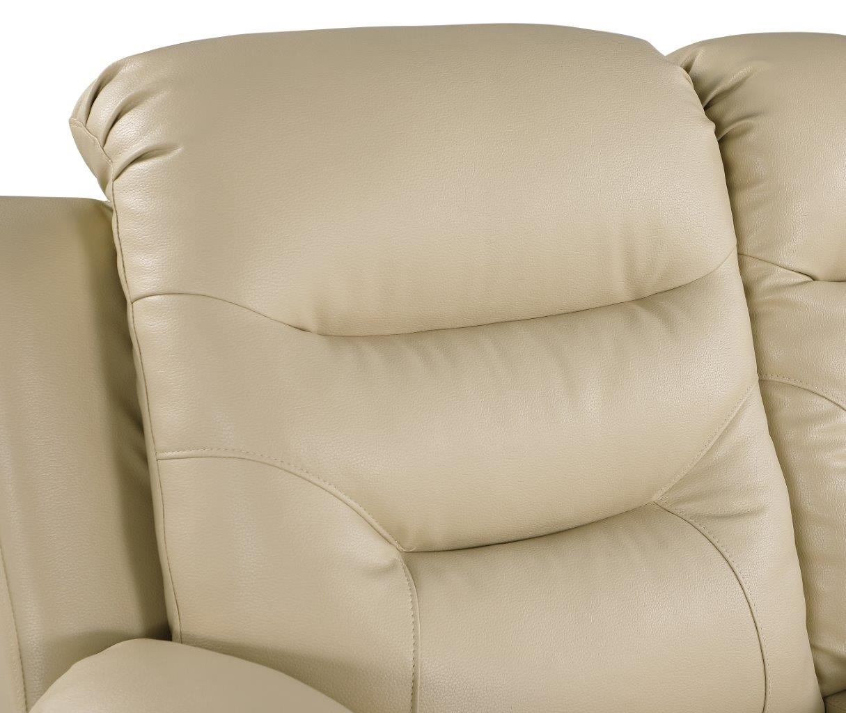 GUF 9392 Armchair - Beige, Leather Air/Match