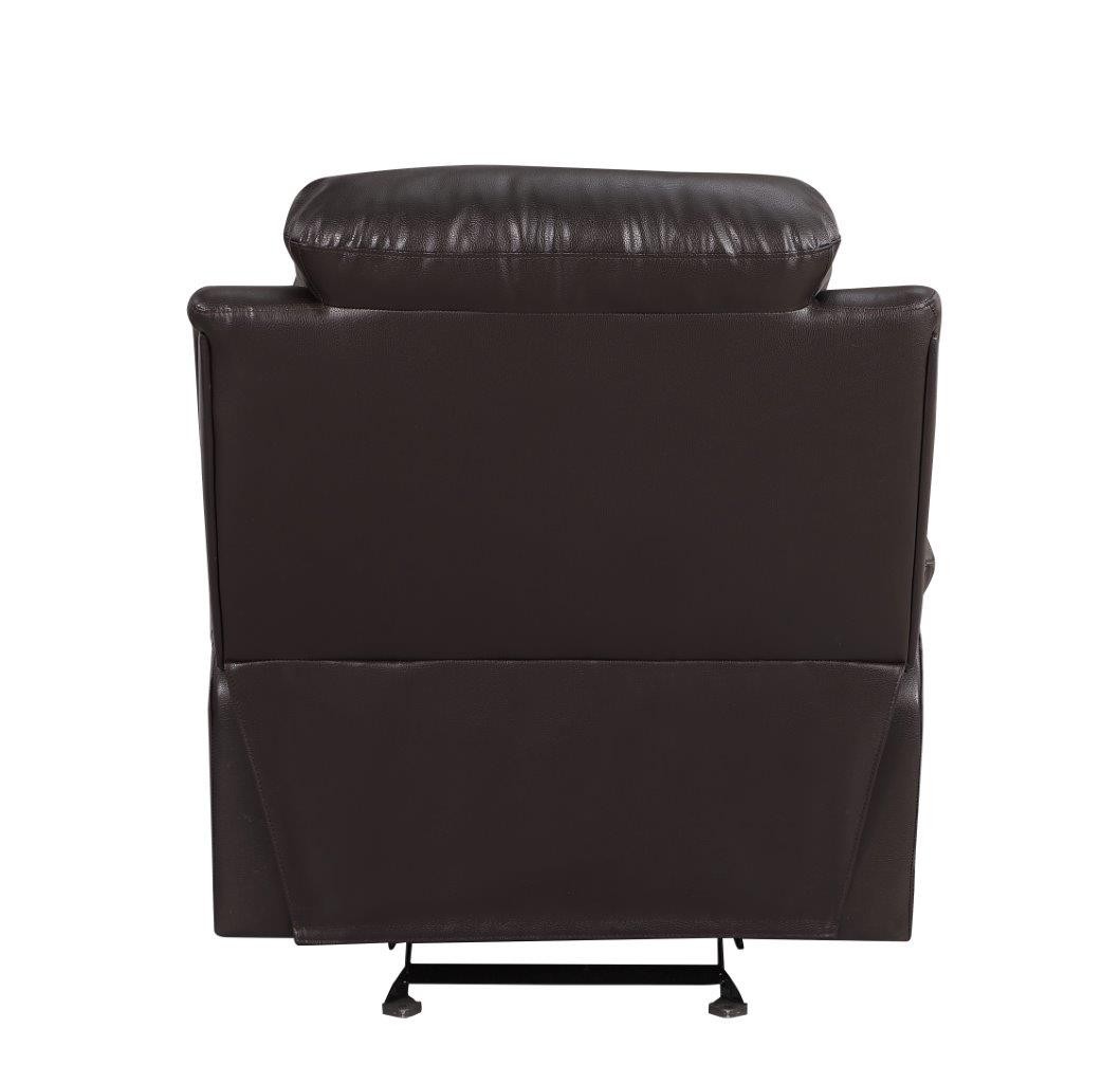 GUF 9392 Sofa Set with Console Loveseat - Brown, Leather Air/Match
