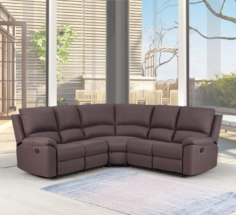 GUF 9241 Sectional - Brown, Chanille
