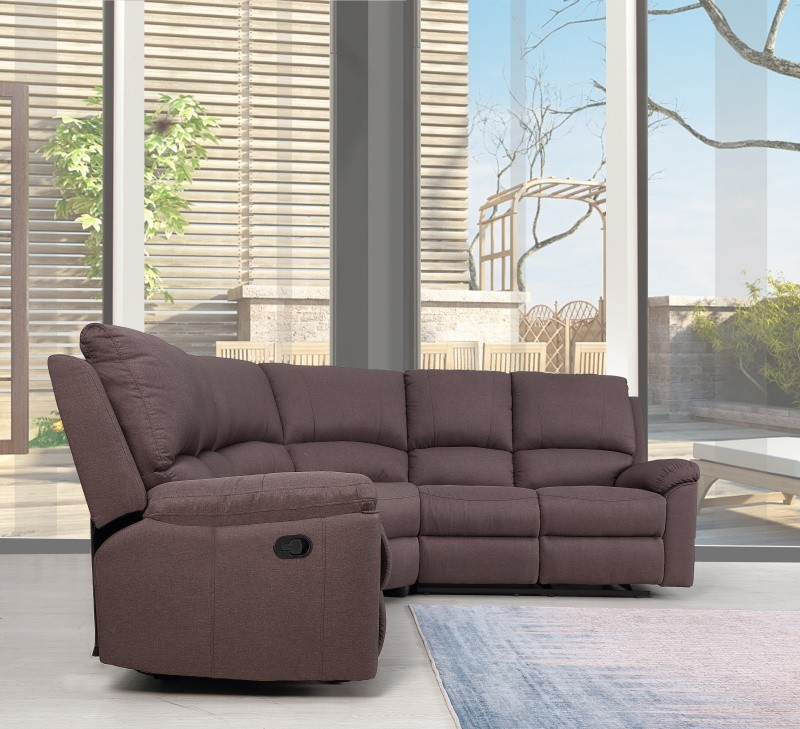 GUF 9241 Sectional - Brown, Chanille